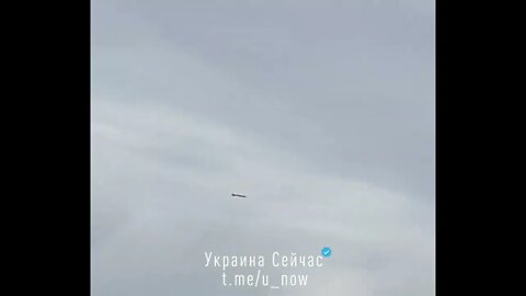 Russian Cruise Missile On It's Way To It's New Home In Kiev, Ukraine 😂