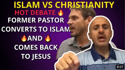 HOT DEBATE 🔥WITH FORMER PASTOR CONVERTS TO ISLAM AND COMES BACK TO JESUS