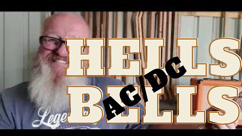 How to play Hells Bells on 3 string box guitar