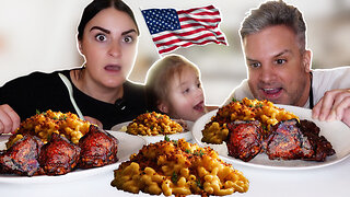 Brits Try SMOKIN' [SUCCULENT CHICKEN THIGHS] for the first time!