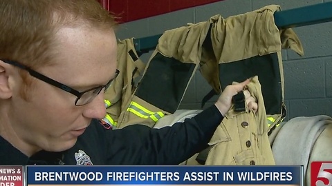 Brentwood Firefighters Return From East Tennessee Wildfires