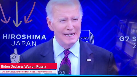 Biden Declares #WW3 At Hiroshima Site of 140,000 Dead By US Nuclear Bomb