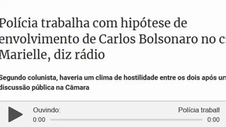 RADIO tenta envolver Carlos Bolsonaro na morte de Marielle Franco
