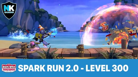 Angry Birds Transformers 2.0 - Spark Run 2.0 Series - Level 300 - Featuring Dirge