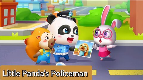 Little Panda Policeman | Baby Panda police |Babybus english |policeman cartoon|Kids|babybus cartoon|