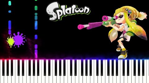 Splatoon - Splattack Piano Tutorial