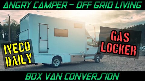 GAS LOCKER FOR A CAMPER - Iveco Box CamperVan Build