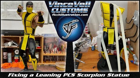 Fixing Leaning PCS Mortal Kombat Scorpion Statue