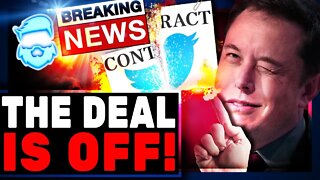 Elon Musk Just CANCELLED His Offer To Buy Twitter! Deal Terminated According To SEC! Stock Tanks!