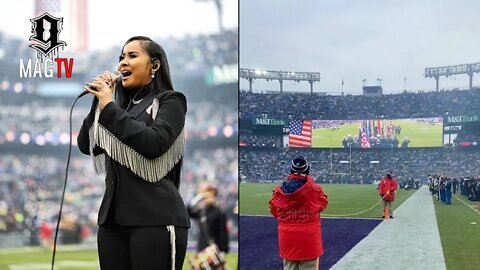 Tammy Rivera Sings The National Anthem At The Baltimore Ravens Game! 🎤