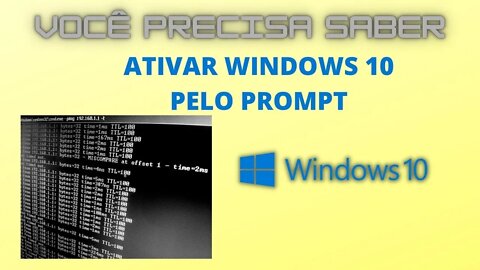 COMO ATIVAR WINDOWS 10 PELO PROMPT | VOCÊ PRECISA SABER