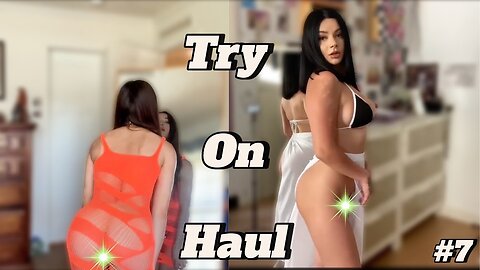 Try On Haul Transparent | See-Through Lingerie Compilation #7