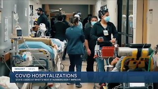 COVID Hospitalizations: State looks at what's next if numbers don't improve