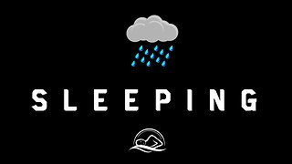 GENTLE RAIN Sounds for Sleeping BLACK SCREEN | Sleep and Meditation | Rainy Relaxation