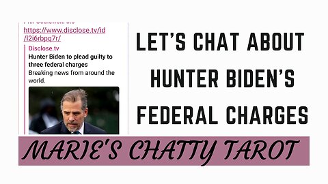 Let's Chat About Hunter Biden Federal Charges