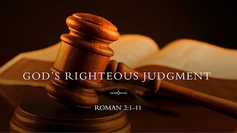 God's Righteous Judgement
