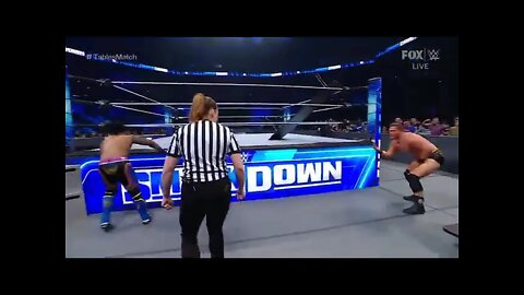 The New Day vs Sheamus & Ridge Holland Tables Match - WWE Smackdown 5_6_22 (Full Match