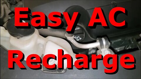 Buick Enclave Low Side AC Recharge Port