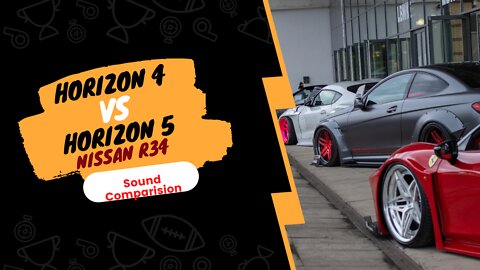 Forza Horizon 4 Vs Forza Horizon 5 | Skyline R34 Sound Comparison