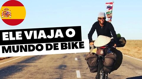 ELE VIAJA O MUNDO DE BICICLETA A 16 ANOS