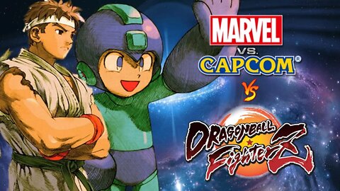 Ryu and Megaman team!!! Marvel vs Capcom Vs Dragon Ball FighterZ (M.U.G.E.N. Gameplay)