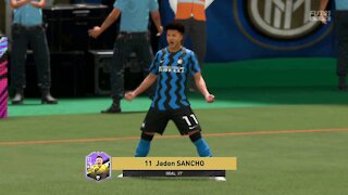 Fifa21 FUT Squad Battles - Jadon Sancho calm finish