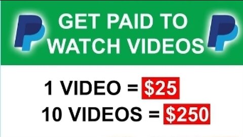 Earn $25 for every video you watch for free