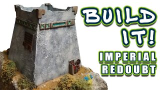 40k Terrain: Watchtower Bunker | Scratchbuild Oldhammer Scenery