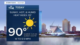 Temps soar into the 90s on Monday