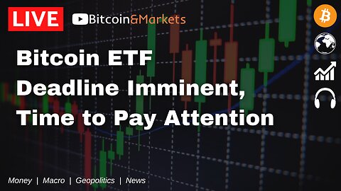 #Bitcoin ETF Imminent, Industry Update, Big Move Coming!