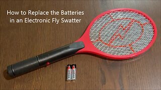 How to Replace the Batteries in an Electronic Fly Swatter