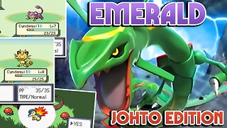 Pokemon Emerald Johto Edition - GBA ROM Hack for you like Johto Pokemon in Hoenn Region