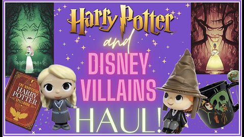 Harry Potter & Disney Villains Haul! - Books A Million, 5 Below, HomeGoods, Loungefly