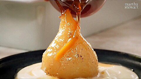 Easy Poached Pears 🍐🤩