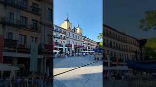 #segovia #plazamayor #saintjohnthebaptist #day #celebration #near #madrid #spain #europe #ytshorts