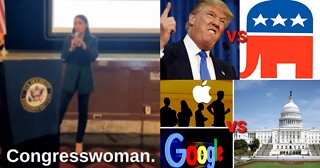 AOC Confrontation Aftermath, Trump VS GOP, Big Tech VS Government