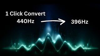 Easily convert 440 hz to 396 hz