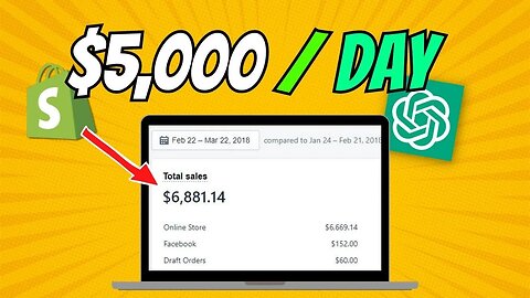 How I Make $5000/DAY With Dropshipping Using Ai Chatgpt - Step-by-Step Tutorial [500AISIDEHUSTLE]