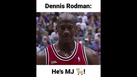 Dennis Rodman was like It's MJ, WHY try to rebound 😂 #Shorts