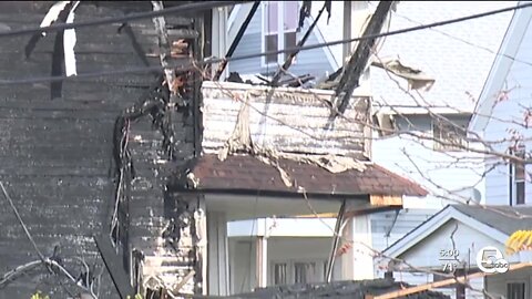 VIDEO: Cleveland firefighters respond to building explosion and fire on Kinsman