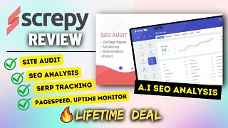 Screpy Review, with SEO Tools Demo | A.i powered SEO Analysis Tool with Lifetime Deal