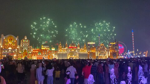 Global village fireworks dubai