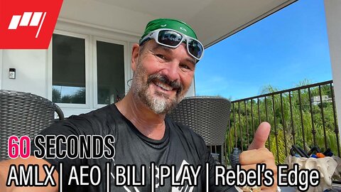 ⏱️60 Seconds $AMLX $AEO $BILI $PLAY Rebel's Edge at 1pm 🕐 today more @MarketRebels 🏴‍☠️