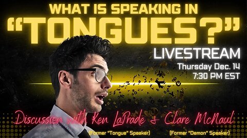 What is Speaking in "Tongues?"