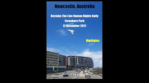 Reclaim The Line Rally - Newcastle, Australia 12 December 2021