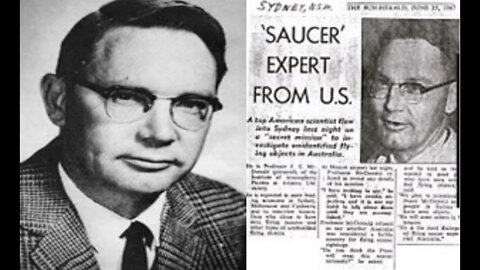 Ufologist Mysterious Death, Dr James McDonald, (1920–1971)
