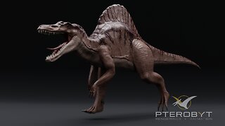 Spinosaurus 3D animation