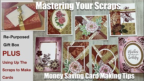 Mastering Your Scrap Papers / Money aving Tips