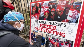 Nurses go on strike at 2 New York City hospitals