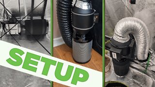 How to Install/Setup Inline Fan Kit - 2022 UPDATE - Hang and Floor Install - Vivosun, AC Infinity